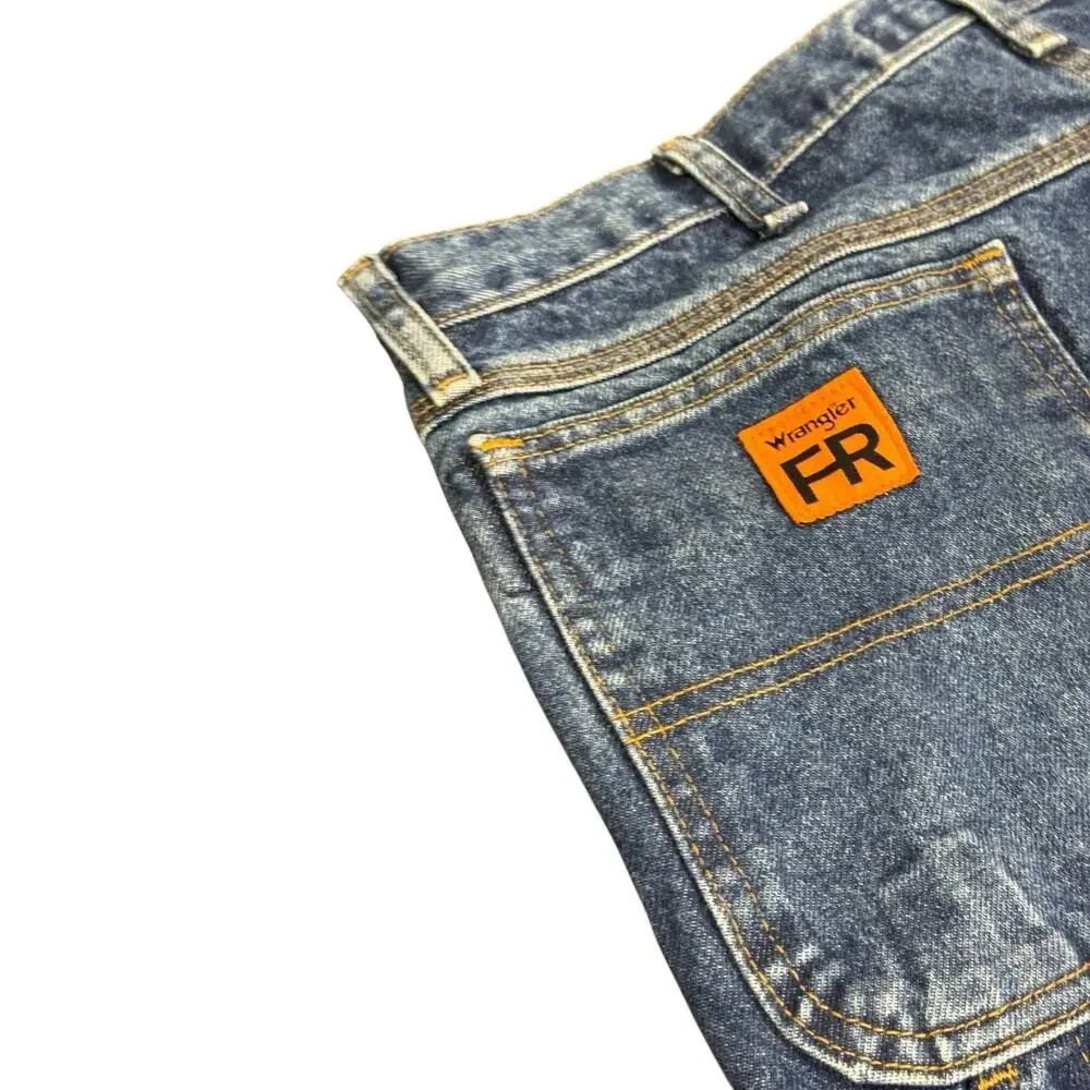 Wrangler FR Riggs Workwear Men's 36x23 Blue Carpenter Jeans Workwear Lot of 2